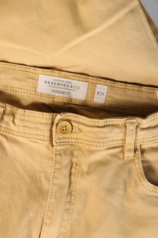 Pánské kalhoty  Reserved, Velikost L, Barva Béžová, Cena  428,00 Kč