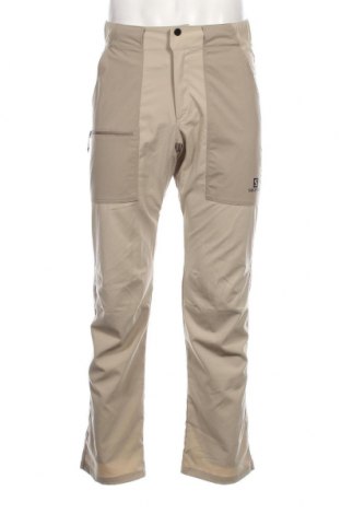Мъжки панталон Salomon, Размер M, Цвят Бежов, Цена 96,60 лв.