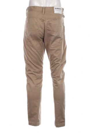 Pantaloni de bărbați Savvy, Mărime M, Culoare Bej, Preț 68,07 Lei