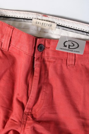 Ανδρικό παντελόνι Selected, Μέγεθος S, Χρώμα Κόκκινο, Τιμή 15,34 €