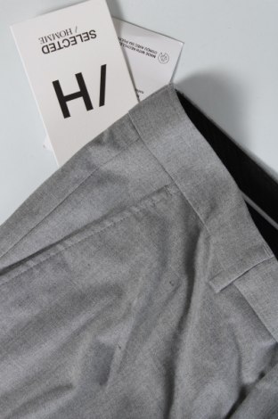 Pantaloni de bărbați Selected Homme, Mărime M, Culoare Gri, Preț 106,58 Lei