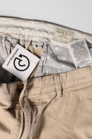 Ανδρικό παντελόνι Selected Homme, Μέγεθος L, Χρώμα  Μπέζ, Τιμή 29,69 €