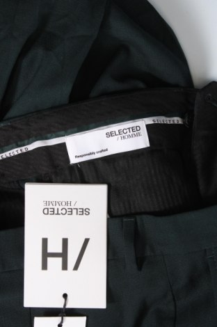 Ανδρικό παντελόνι Selected Homme, Μέγεθος M, Χρώμα Πράσινο, Τιμή 36,46 €