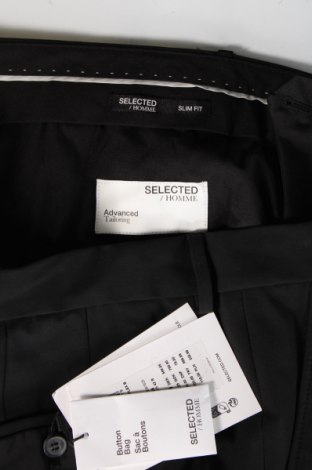 Pantaloni de bărbați Selected Homme, Mărime XL, Culoare Negru, Preț 92,37 Lei