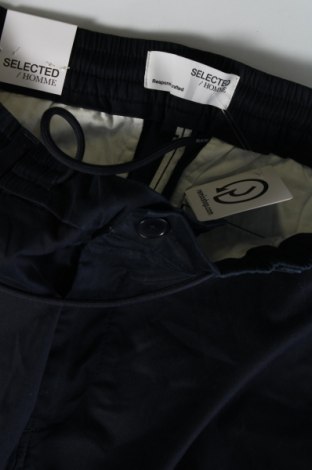 Pantaloni de bărbați Selected Homme, Mărime L, Culoare Albastru, Preț 159,87 Lei