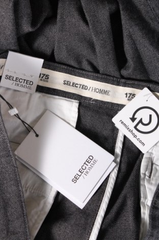 Мъжки панталон Selected Homme, Размер XL, Цвят Сив, Цена 16,20 лв.