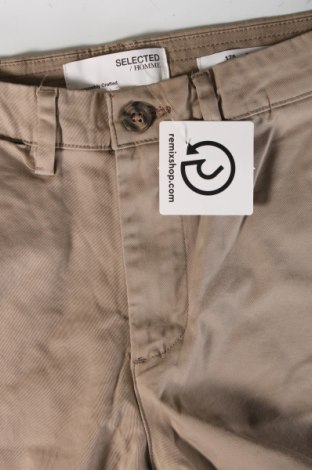 Pantaloni de bărbați Selected Homme, Mărime S, Culoare Bej, Preț 355,26 Lei