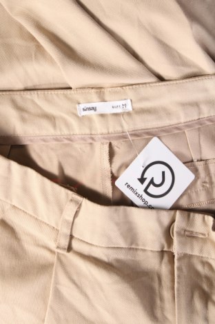 Мъжки панталон Sinsay, Размер M, Цвят Екрю, Цена 13,05 лв.