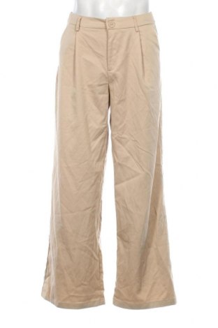 Pantaloni de bărbați Sinsay, Mărime M, Culoare Ecru, Preț 73,98 Lei