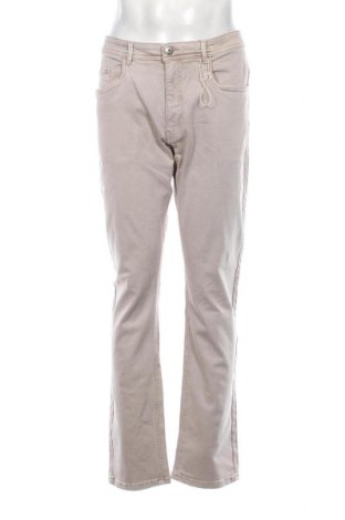 Męskie spodnie Straight Up, Rozmiar XL, Kolor Beżowy, Cena 28,76 zł