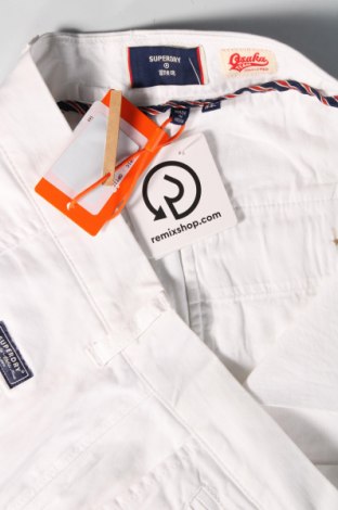 Ανδρικό παντελόνι Superdry, Μέγεθος L, Χρώμα Λευκό, Τιμή 30,05 €