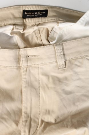 Pantaloni de bărbați Tailor & Son, Mărime L, Culoare Bej, Preț 24,80 Lei