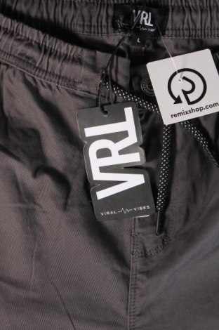 Ανδρικό παντελόνι Viral Vibes, Μέγεθος L, Χρώμα Γκρί, Τιμή 9,59 €