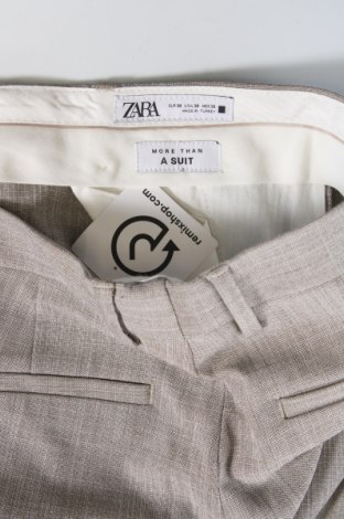 Мъжки панталон Zara, Размер S, Цвят Сив, Цена 27,05 лв.