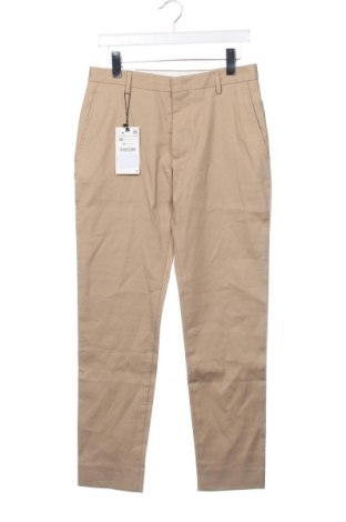 Мъжки панталон Zara, Размер S, Цвят Кафяв, Цена 62,41 лв.