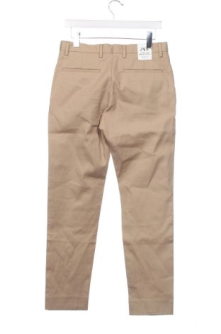 Мъжки панталон Zara, Размер S, Цвят Кафяв, Цена 15,80 лв.