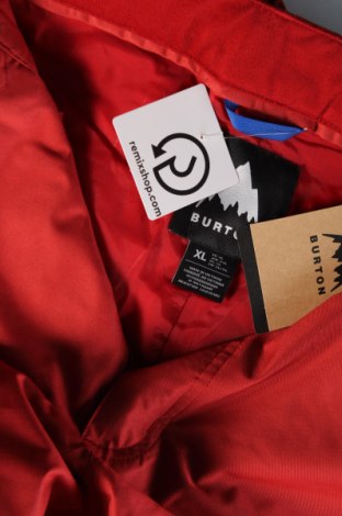 Męskie zimowe spodnie sportowe Burton, Rozmiar XL, Kolor Czerwony, Cena 591,33 zł