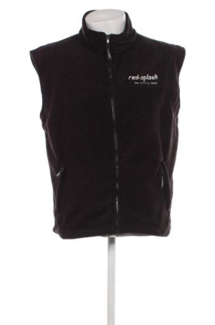 Ανδρικό fleece γιλέκο James & Nicholson, Μέγεθος L, Χρώμα Μαύρο, Τιμή 10,85 €