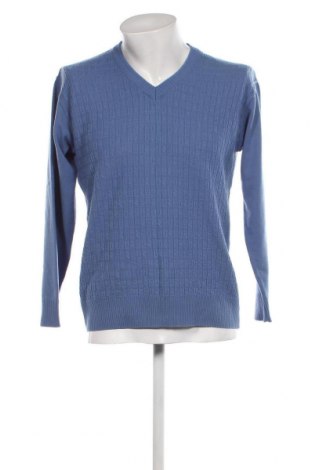 Ανδρικό πουλόβερ, Μέγεθος L, Χρώμα Μπλέ, Τιμή 6,97 €