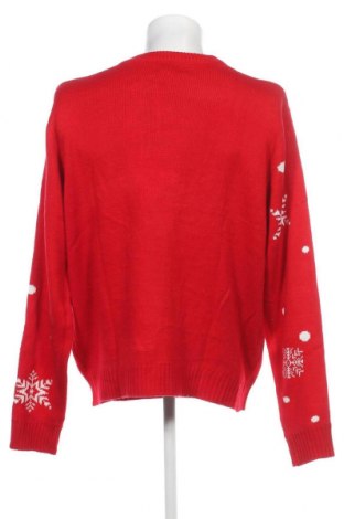 Ανδρικό πουλόβερ, Μέγεθος 3XL, Χρώμα Κόκκινο, Τιμή 19,35 €