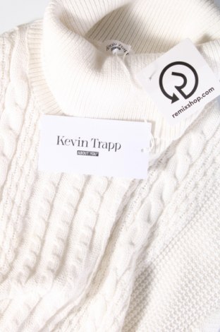 Ανδρικό πουλόβερ About you x Kevin Trapp, Μέγεθος M, Χρώμα Λευκό, Τιμή 10,82 €