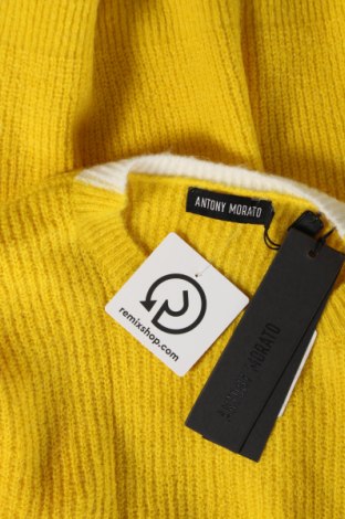 Мъжки пуловер Antony Morato, Размер M, Цвят Жълт, Цена 46,20 лв.