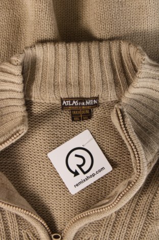 Мъжки пуловер Atlas For Men, Размер XXL, Цвят Бежов, Цена 13,92 лв.