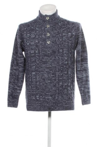Ανδρικό πουλόβερ Atlas For Men, Μέγεθος M, Χρώμα Μπλέ, Τιμή 7,53 €