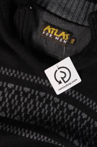 Ανδρικό πουλόβερ Atlas For Men, Μέγεθος XXL, Χρώμα Μαύρο, Τιμή 7,53 €