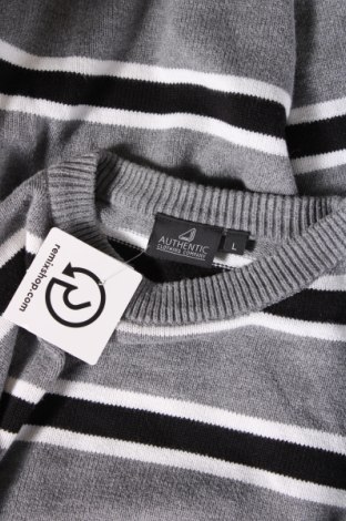 Мъжки пуловер Authentic Clothing Company, Размер L, Цвят Сив, Цена 14,79 лв.