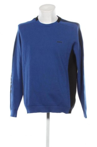 Męski sweter BOSS, Rozmiar XL, Kolor Niebieski, Cena 677,03 zł