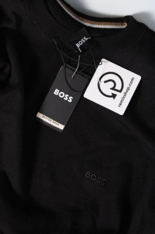 Ανδρικό πουλόβερ BOSS, Μέγεθος M, Χρώμα Μαύρο, Τιμή 58,92 €