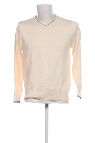 Мъжки пуловер Bassini, Размер L, Цвят Екрю, Цена 17,40 лв.
