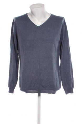 Мъжки пуловер Bershka, Размер L, Цвят Син, Цена 6,09 лв.