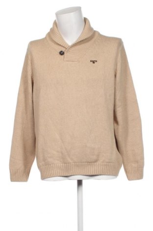 Мъжки пуловер Bpc Bonprix Collection, Размер XL, Цвят Бежов, Цена 17,40 лв.