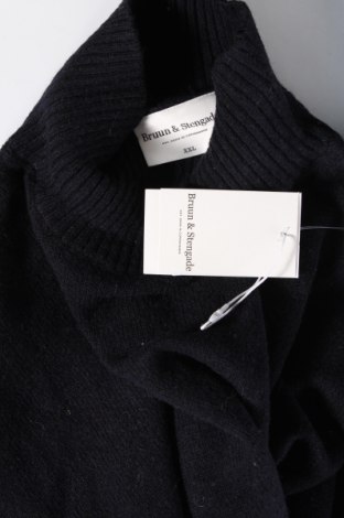 Мъжки пуловер Bruun & Stengade, Размер XXL, Цвят Син, Цена 140,00 лв.
