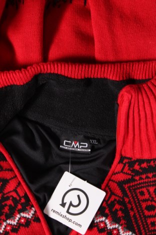 Мъжки пуловер CMP, Размер XXL, Цвят Червен, Цена 34,00 лв.