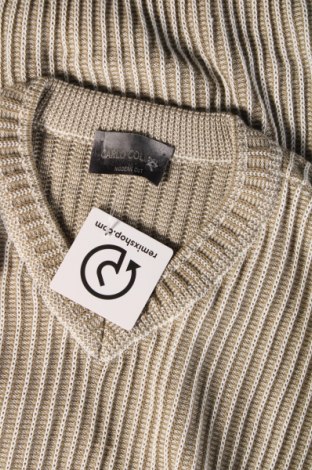 Мъжки пуловер Carlo Colucci, Размер XXL, Цвят Бежов, Цена 21,70 лв.