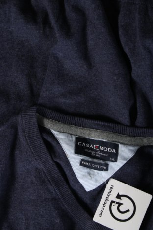Мъжки пуловер Casa Moda, Размер XXL, Цвят Син, Цена 31,00 лв.
