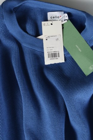 Мъжки пуловер Celio, Размер M, Цвят Син, Цена 19,78 лв.