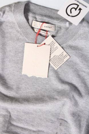 Ανδρικό πουλόβερ Celio, Μέγεθος S, Χρώμα Γκρί, Τιμή 10,43 €
