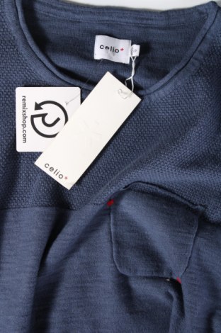 Ανδρικό πουλόβερ Celio, Μέγεθος S, Χρώμα Μπλέ, Τιμή 9,96 €