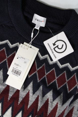 Мъжки пуловер Celio, Размер M, Цвят Син, Цена 21,16 лв.