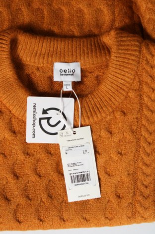 Ανδρικό πουλόβερ Celio, Μέγεθος L, Χρώμα Κίτρινο, Τιμή 11,62 €