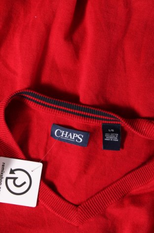 Pulover de bărbați Chaps, Mărime L, Culoare Roșu, Preț 42,93 Lei
