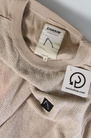 Ανδρικό πουλόβερ Chasin', Μέγεθος M, Χρώμα  Μπέζ, Τιμή 17,26 €