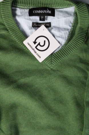 Ανδρικό πουλόβερ Commander, Μέγεθος L, Χρώμα Πράσινο, Τιμή 17,94 €