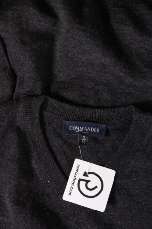 Ανδρικό πουλόβερ Commander, Μέγεθος S, Χρώμα Γκρί, Τιμή 7,18 €