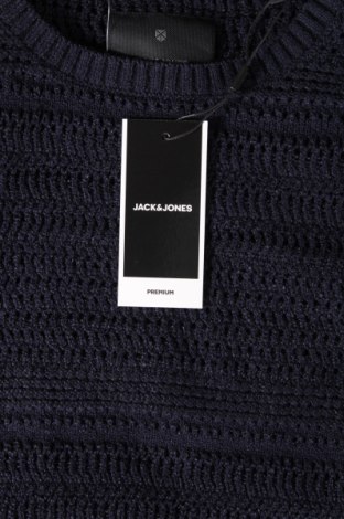 Pulover de bărbați Core By Jack & Jones, Mărime L, Culoare Albastru, Preț 101,32 Lei