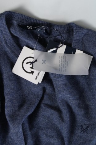 Męski sweter Crew Clothing Co., Rozmiar XL, Kolor Niebieski, Cena 223,90 zł